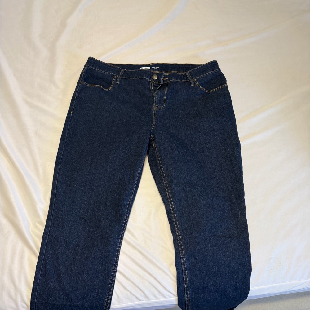 Old Navy Women's Skinny Jeans - Dark Blue